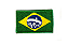 Bandeira Do Brasil Bordada Para Faixa Avt - Imagem 1