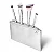 BOTICÁRIO MAKE B KIT PINCEIS SILVER ESSENTIALS (5 ITENS) - Imagem 1
