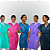 Avental descartável TNT sem manga 40g colorido - 10 unidades - Imagem 1