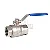 VÁLVULA ESFERA Inox 304 3/8 BSP - Imagem 1