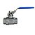 VALVULA ESFERA INOX 304 1/2" BSP  BIPARTIDA - Imagem 1
