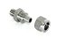 Adaptador para fixar mangueiras nas mini reguladoras rosca 3/8"-24UNF HBS0035 - Imagem 1
