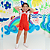 Jardineira Infantil Jeans Menina Hanna - Imagem 5