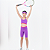 Conjunto Infantil Fitness Bermuda com Top Helena - Imagem 3