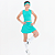 Conjunto Infantil Fitness Short Saia com Top Amanda - Imagem 1