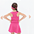 Conjunto Infantil Fitness Short Saia com Top Leide - Imagem 5