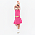Conjunto Infantil Fitness Short Saia com Top Leide - Imagem 4