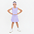Conjunto Infantil Fitness Short Saia com Top Rafaella - Imagem 5