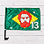 Bandeirinha de Carro Lula Brasil - dupla face - Imagem 2