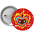 Botton Coração Rebeldia - Imagem 1