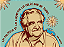 Ímã Pepe Mujica Fusca Azul - Imagem 2