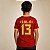 Camiseta Seleção Brasileira Vermelha Infantil - Imagem 2