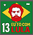 Adesivo Quadrado Brasil Eu Tô com Lula - 20cm x 20cm - Imagem 1