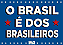 Adesivo Pequeno Brasil dos Brasileiros - 6,5 x 9,0 - Imagem 1