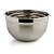 Tigela Mixing Bowl em Aço Inox Profissional Fundo Multiuso 26 x 15cm Utensílio Preparação Cozinha - Imagem 1