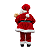 Papai Noel à Corda Musica Movimento 45cm Urso Presente Enfeite Decoracao Natalina - Imagem 4