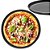 Forma Pizza Assadeira Redonda Antiaderente 35 x 1,5cm Aço Carbono Resistente Cozinha - Imagem 1