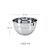 Tigela Bowl Aço Inox Profissional 14 x 7cm Multiuso Utensilio Preparacao Cozinha - Imagem 3