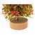 Mini Arvore de Natal Berries Pinheiro 22cm Pe Madeira Decoracao Natalina Enfeite - Imagem 2
