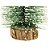 Mini Arvore de Natal Pinheiro 25cm Verde Nevada Enfeite Decoracao Natalina Premium - Imagem 2