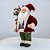 Papai Noel Boneco Enfeite Luxo 30cm Decoracao Natalina Calca Verde Saco Presente - Imagem 3