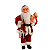 Papai Noel à Corda Musica Movimento 45cm Presente Decoracao Luxo Vermelho Premium - Imagem 1