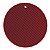 Descanso de Panela Silicone Apoio Suporte Multiuso Maleavel 18cm Vermelho Redondo - Imagem 1