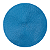 Lugar Americano Redondo 38cm Azul Mesa Posta Decoracao Cozinha Trama Poliester - Imagem 1