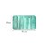 Tapete Banheiro Flanela Bath Soft Poliester Verde 75 x 45cm Antiderrapante Alta Absorção Premium - Imagem 3