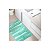 Tapete Banheiro Flanela Bath Soft Poliester Verde 75 x 45cm Antiderrapante Alta Absorção Premium - Imagem 4