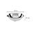 Tigela Bowl 26 x 8,5cm Inox Base Silicone Multiuso Preparacao Cozinha Profissional - Imagem 4