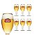 Jogo 6 Taça Cerveja Chopp Stella Artois Original 250ml Vidro Transparente Servir - Imagem 1