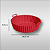 Cesto Forma Rendonda Reutilizavel Para Air Fryer Silicone Com Alça 20 cm Antiaderente Cozinha Completa - Imagem 4