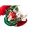 Boneco Papai Noel Sentado 30 cm Vermelho Tradicional Enfeite Natalino Premium Decoração Natal - Imagem 3