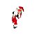 Papai Noel 30 cm Sentado Vermelho Enfeite Natalino Premium Decoração Natal - Imagem 2