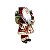 Boneco Papai Noel 40 cm Vermelho Esqui Enfeite Natalino Premium Decoração Natal - Imagem 2