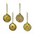 Kit 24 Bolas Natal Dourado 6 cm Para Árvore Enfeite Natalino Decoração Premium - Imagem 2