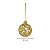 Kit 24 Bolas Natal Dourado 6 cm Para Árvore Enfeite Natalino Decoração Premium - Imagem 3