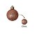 Kit 12 Bolas Natal Rose Glitter 4cm Para Árvore Enfeite Natalino Decoração Premium - Imagem 2