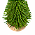 Mini Árvore Natal Pinheiro Verde Ponteira Estrela Dourada 18cm Enfeite Natalino Mesa Decoração Premium - Imagem 4