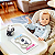 Kit Prato Refeição Infantil Bebê Talheres Panda Divisorias Ventosas Silicone 29x19cm BPA Free - Imagem 5