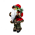 Papai Noel Saco Presente Pergaminho Vinho Verde Boneco Natal Enfeite Decoração Natalina 30cm Magizi - Imagem 5