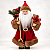 Boneco Papai Noel Casaco 30cm Enfeite Natalino Luxo Decoração Premium - Imagem 6