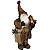 Papai Noel Casaco e Botas Pele Luvas Pretas 62cm Presentes Luxuoso Decoracao Natal Premium - Imagem 1
