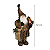 Papai Noel Casaco e Botas Pele Luvas Pretas 62cm Presentes Luxuoso Decoracao Natal Premium - Imagem 2
