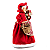 Boneco Mamãe Noel Vermelho Xadrez Cesto Presente 45cm Enfeite Natalino Premium Decoração Natal - Imagem 5