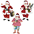 Boneco Papai Noel Collection 27cm Resina Enfeite Natalino Decoração Premium - Imagem 1