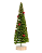 Mini Arvore de Natal 24cm Pinheiro Bola Vermelha Decoracao Natalina Premium Enfeite - Imagem 1