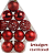 Kit 12 Bolas Enfeite Para Arvore de Natal 6cm Decoracao Natalina Premium - Imagem 8