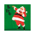 Guardanapo de Papel Decorado Natal Luxo Papai Noel 16cm Pacote 20 Unidades Xmas - Imagem 1